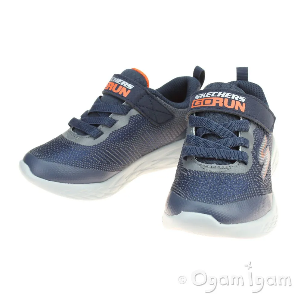 Skechers GoRun 600 Farrox Infant Boys Navy-Charcoal Trainer