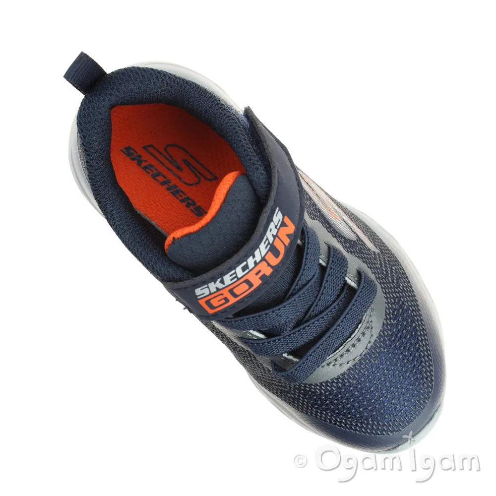 Skechers GoRun 600 Farrox Infant Boys Navy-Charcoal Trainer