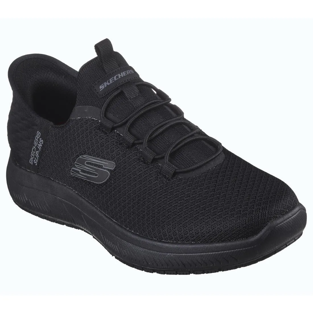 Skechers Mens Summit SR Sip Ons Black Size 46