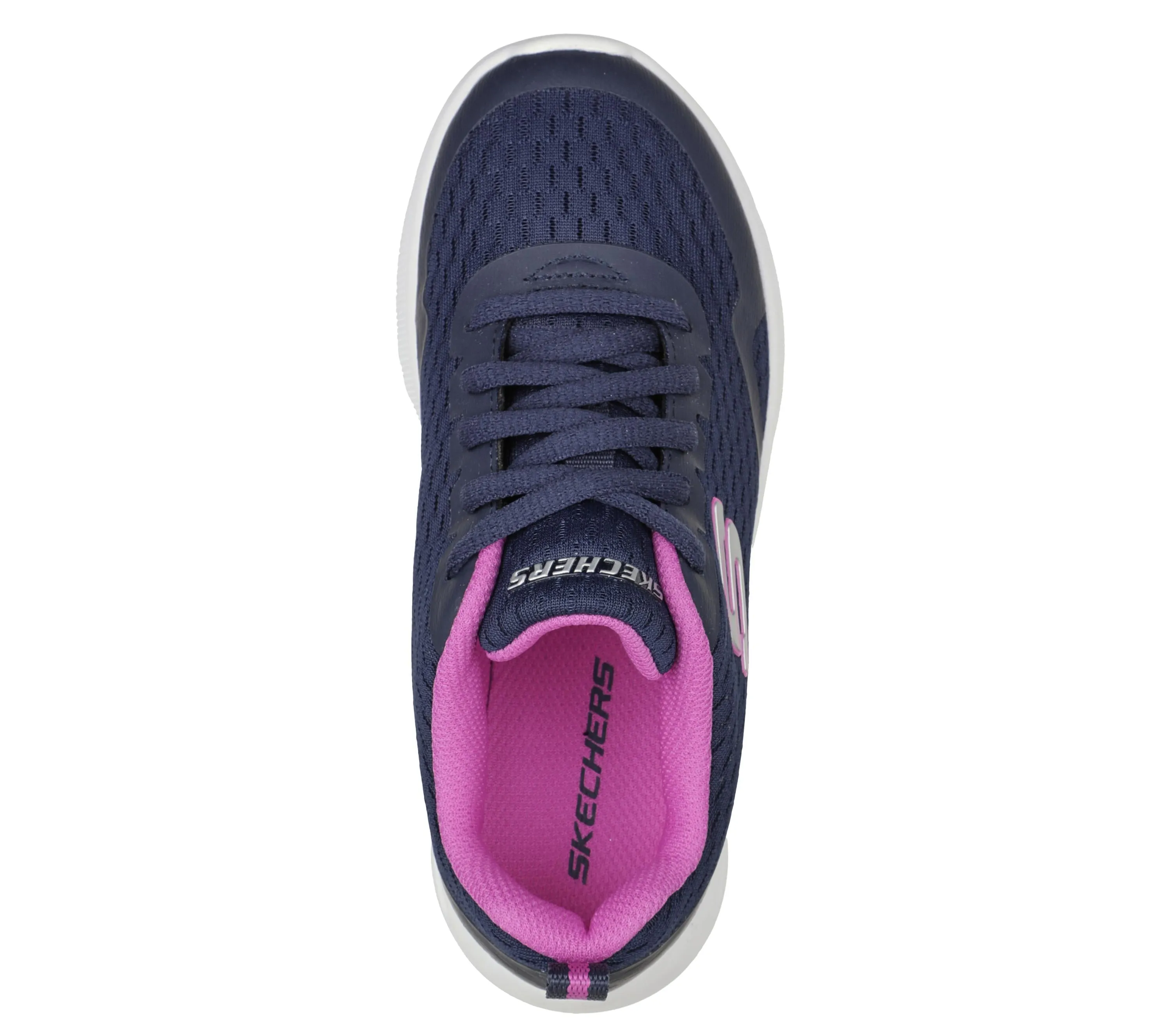 Skechers Microspec Max Electric Jumps Girls Navy Trainer