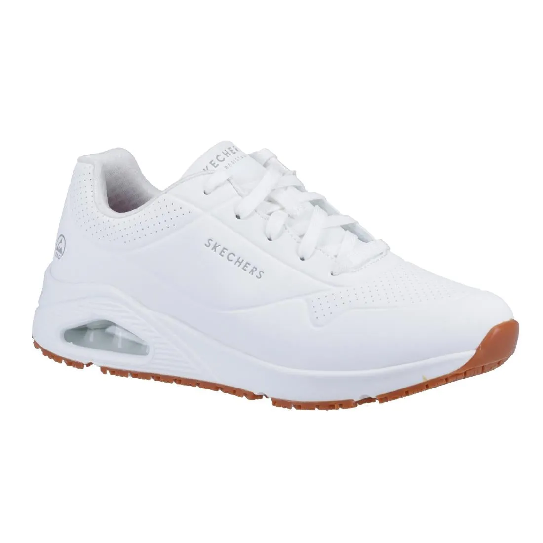 Skechers Womens UNO Slip Resistant Trainers 38 White