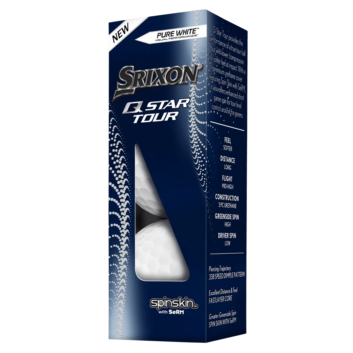 Srixon Q-Star Tour White Golf Ball Dozen