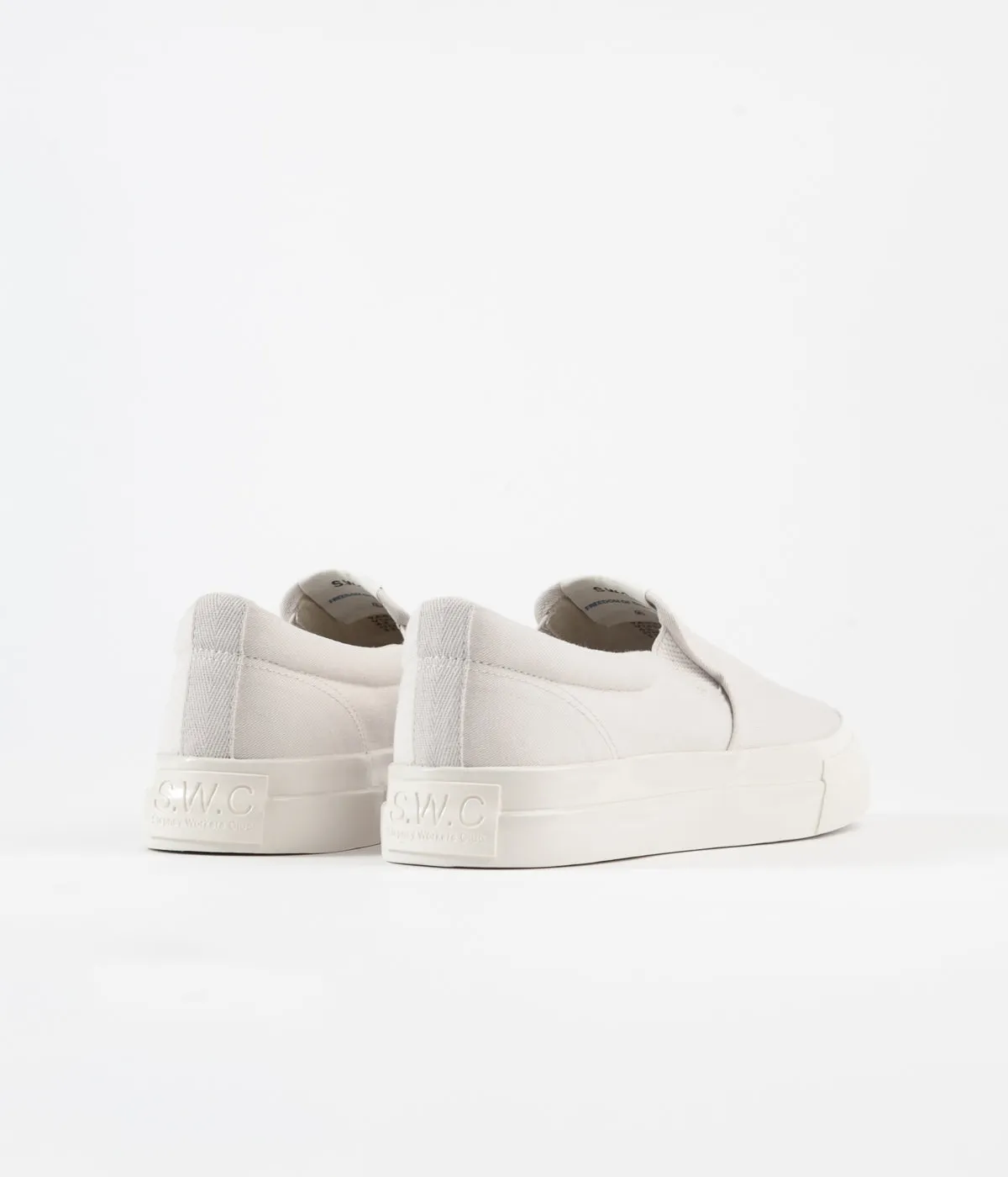 Stepney Workers Club Lister Canvas Shoes - Raw Ecru