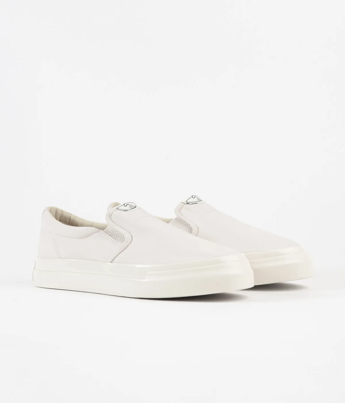 Stepney Workers Club Lister Canvas Shoes - Raw Ecru