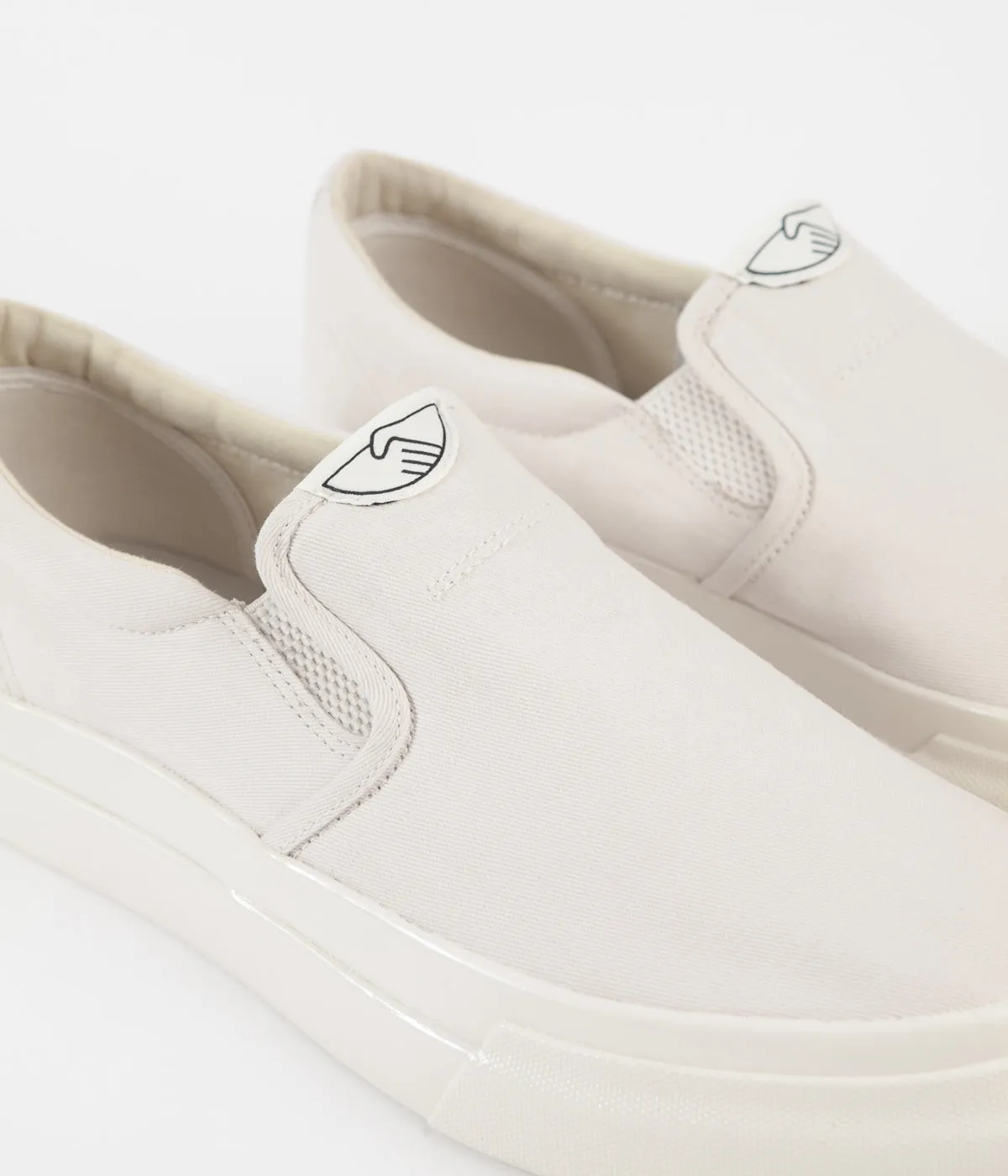 Stepney Workers Club Lister Canvas Shoes - Raw Ecru