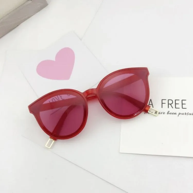 Sunglasses Retro Street Fashion Sun Glasses(Red)