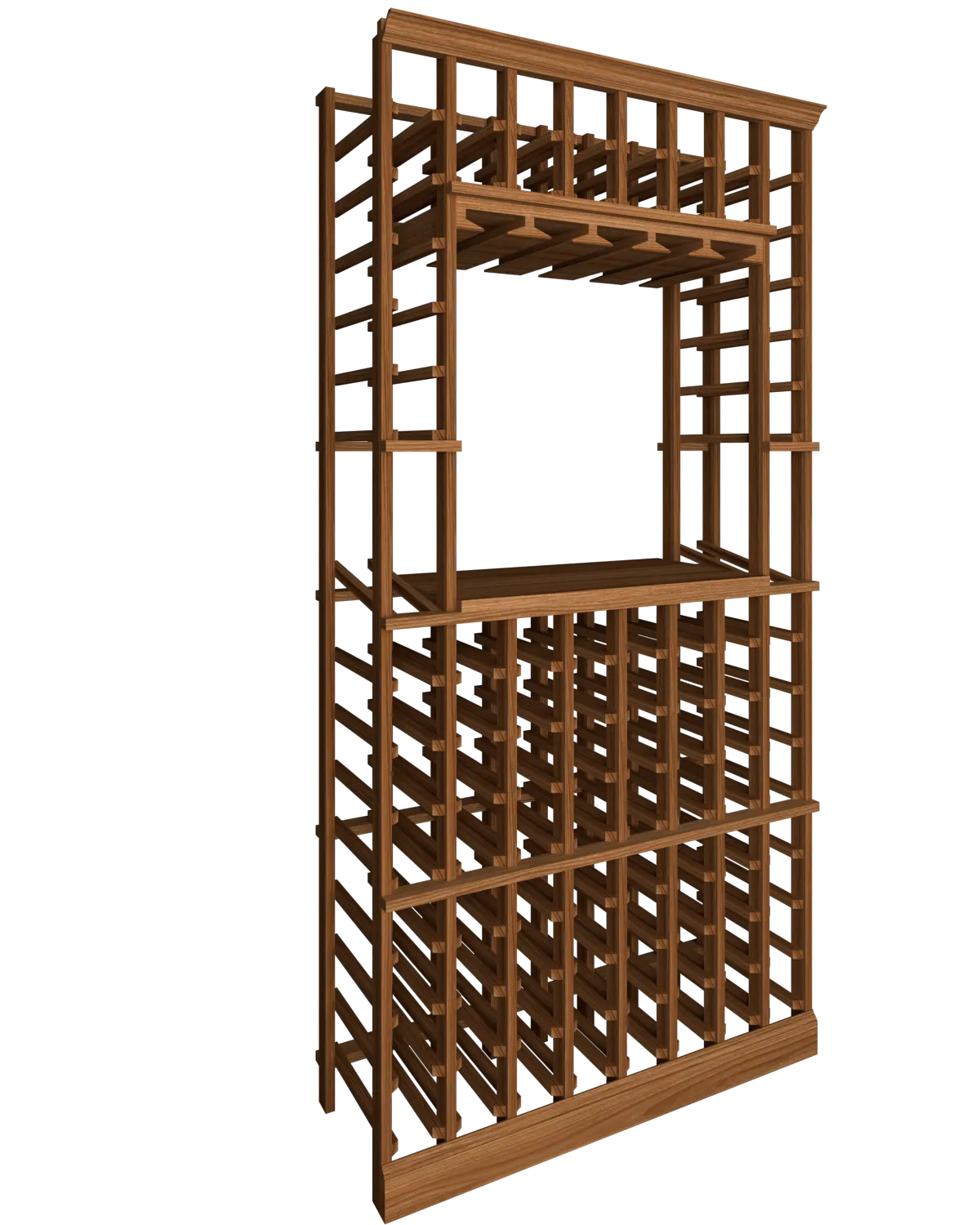 Tasting Niche with Standard Bottle 750ml - Premier Cru Premium Wooden Racking