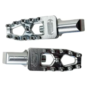 TC Bros. Pro Series MX Lite Passenger Foot Pegs for 2018-newer Harley Softail & Pan America