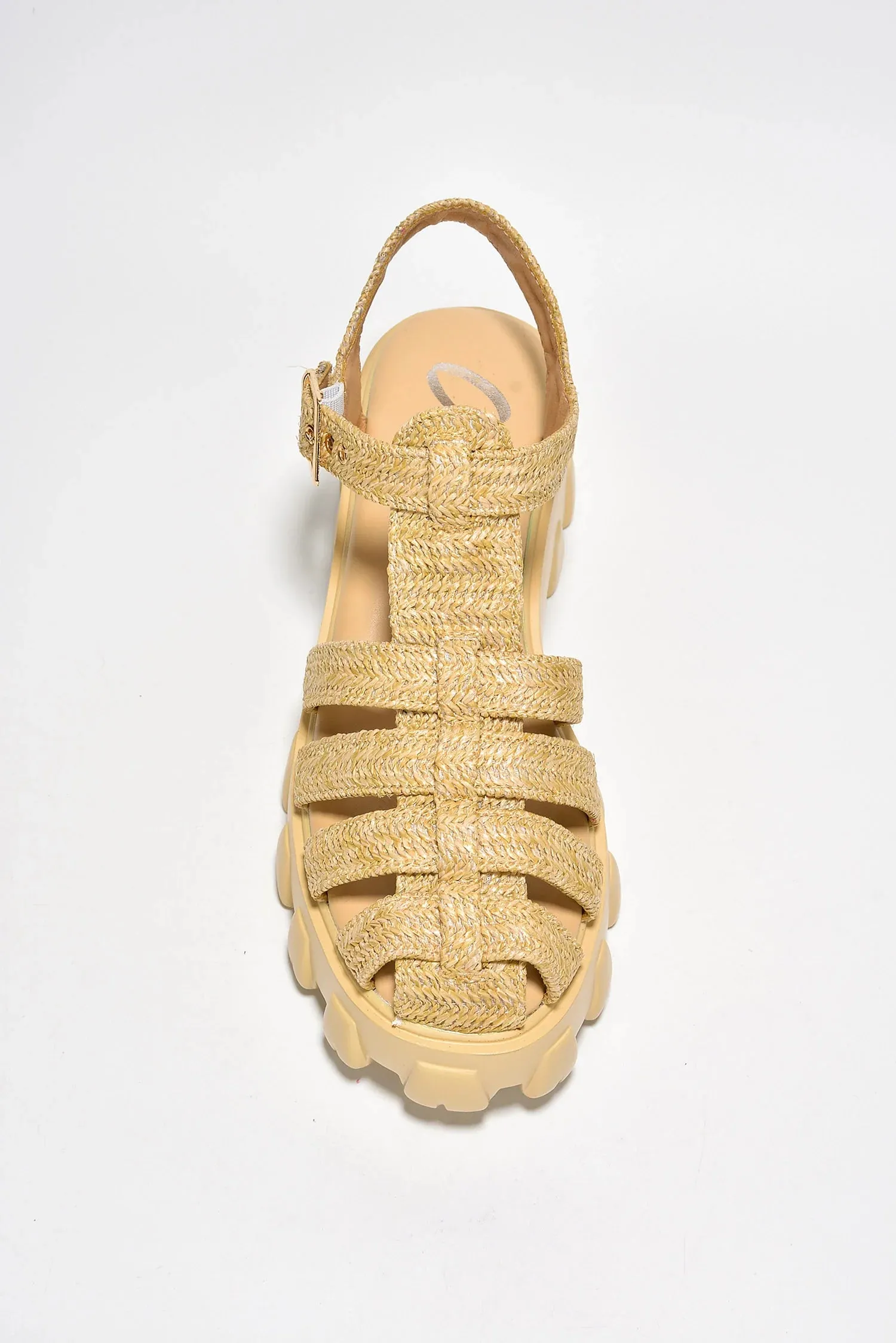 The Breakers Chunky Raffia Sandal