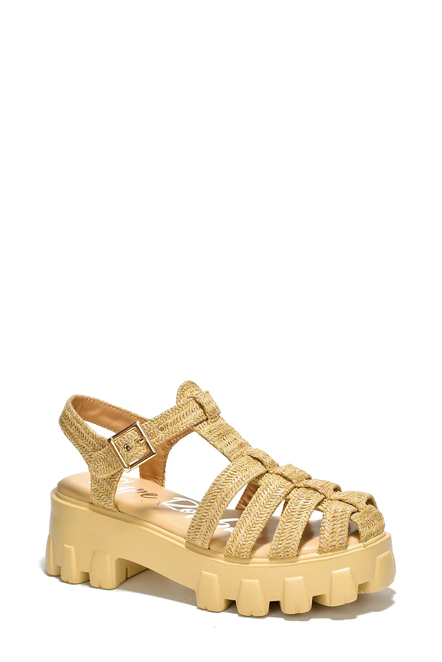 The Breakers Chunky Raffia Sandal