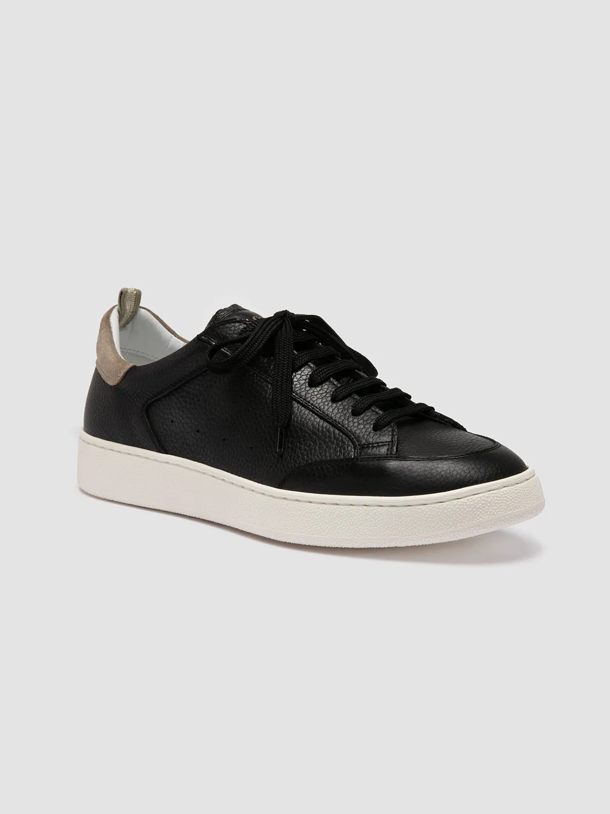 THE DIME 001 - Black Suede Low Top Sneakers