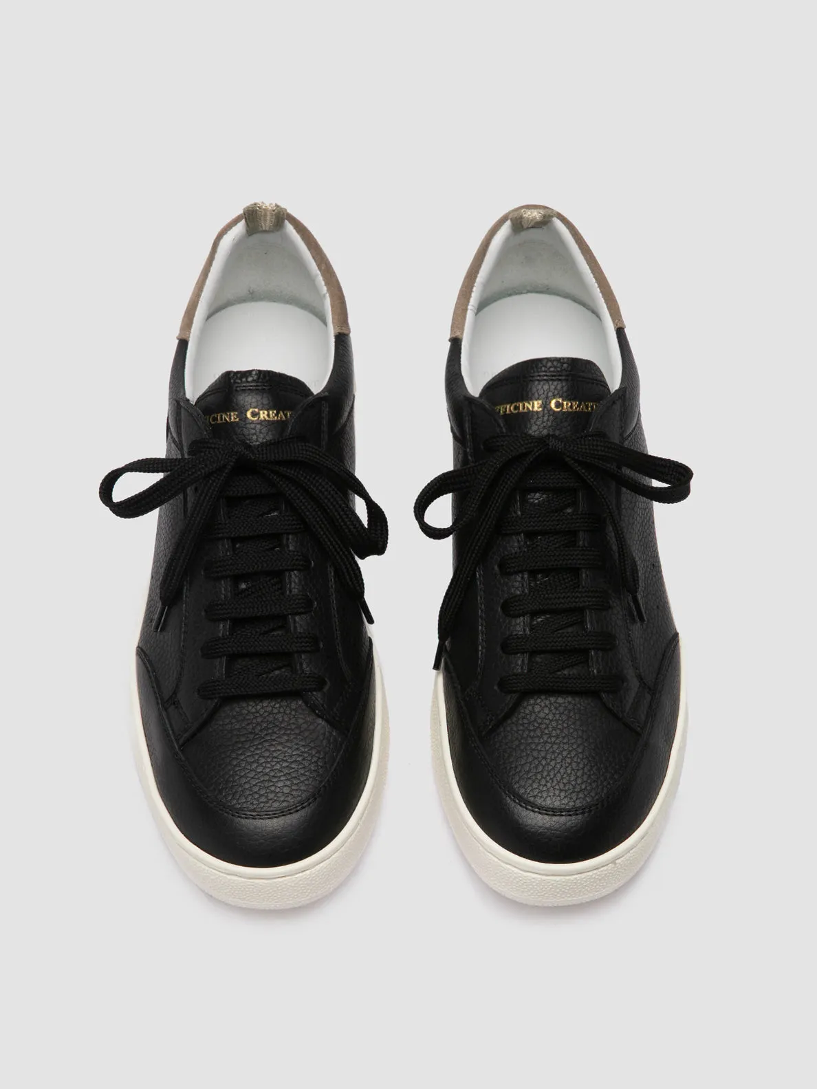 THE DIME 001 - Black Suede Low Top Sneakers