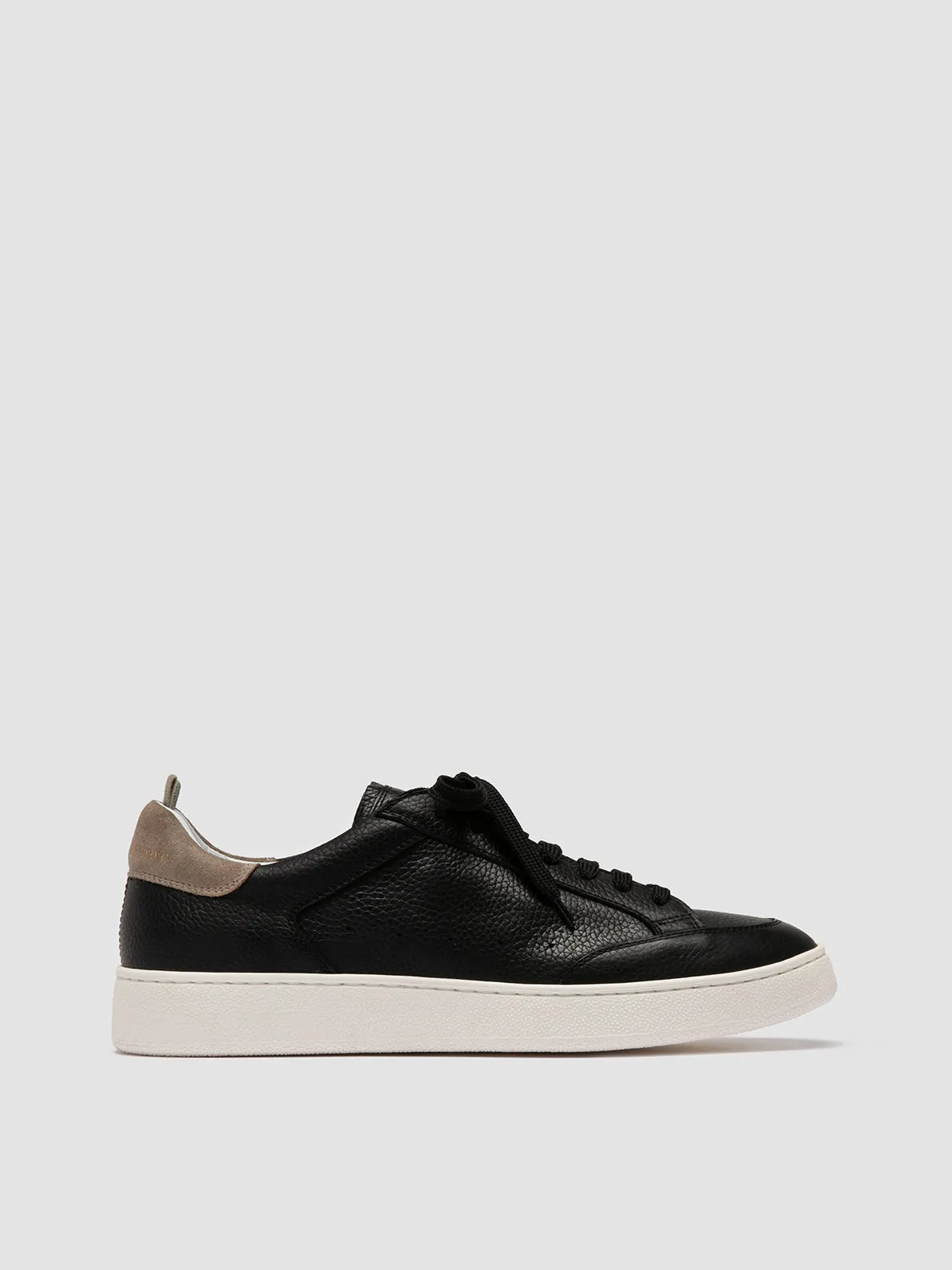 THE DIME 001 - Black Suede Low Top Sneakers