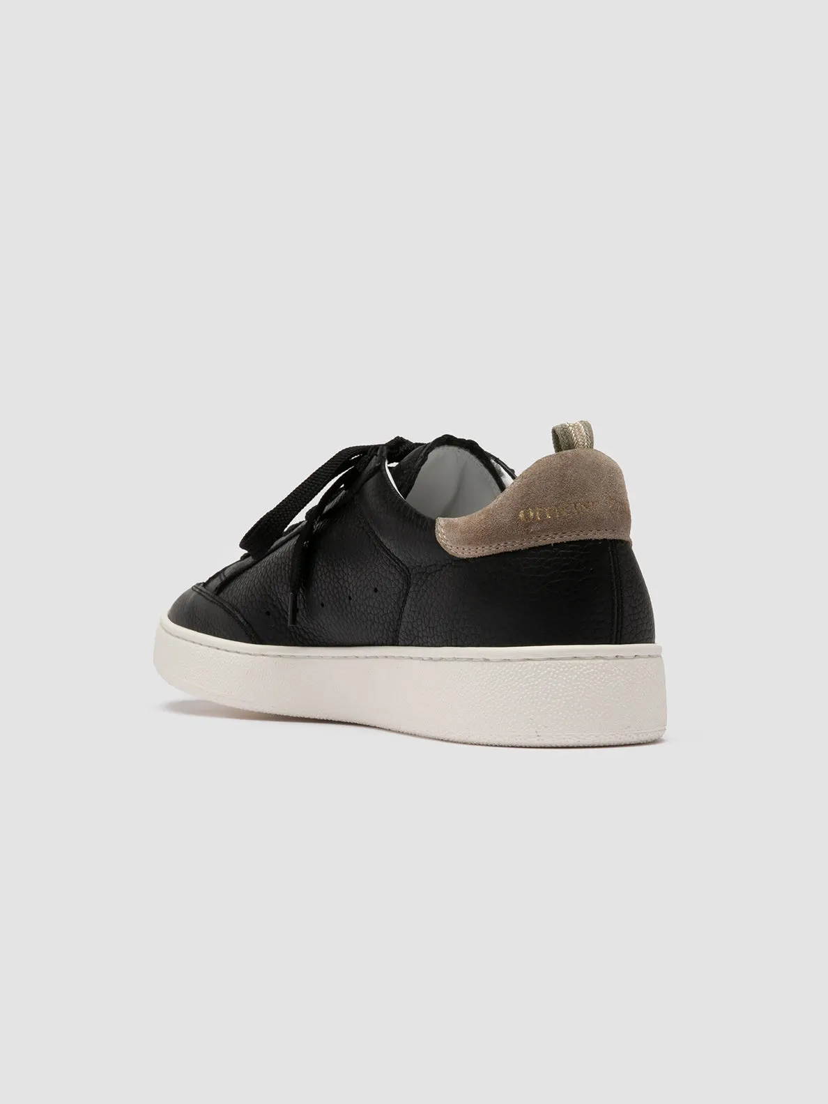 THE DIME 001 - Black Suede Low Top Sneakers