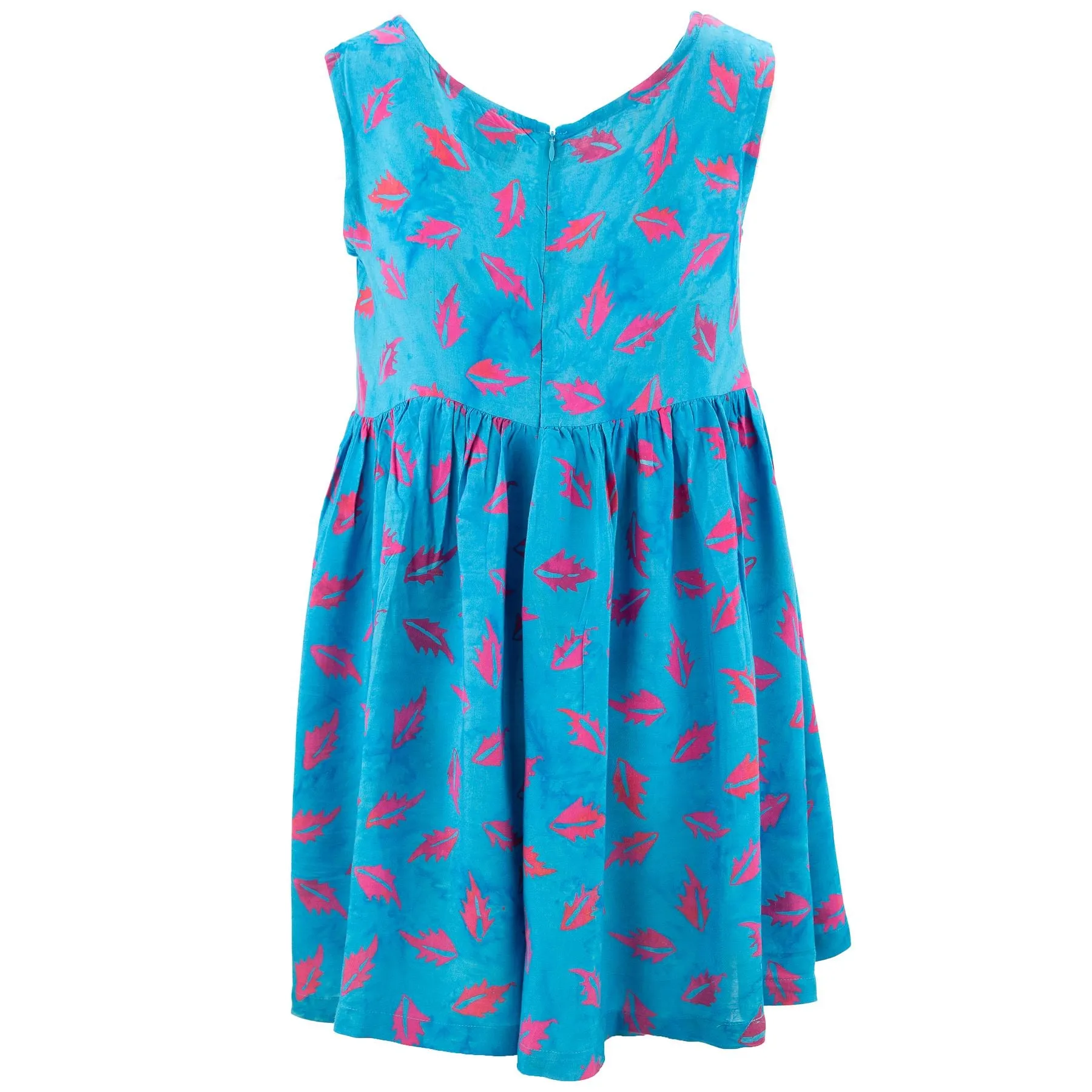 The Shroom Dress - Holly Leaves Blue