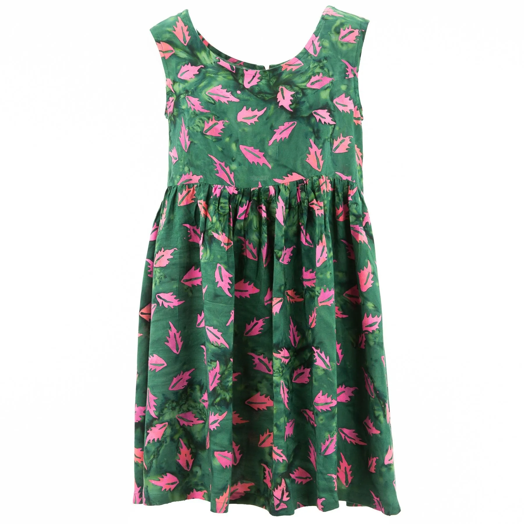 The Shroom Dress - Holly Leaves Blue