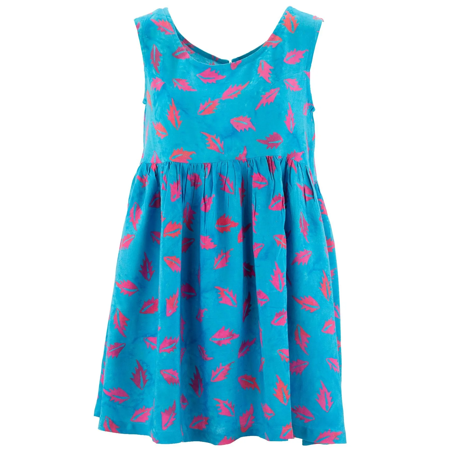 The Shroom Dress - Holly Leaves Blue