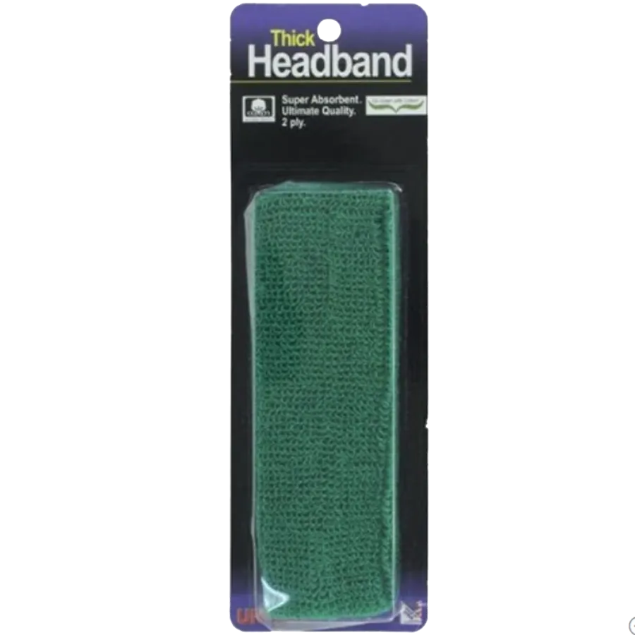 Thick 2-Ply Headband - Green