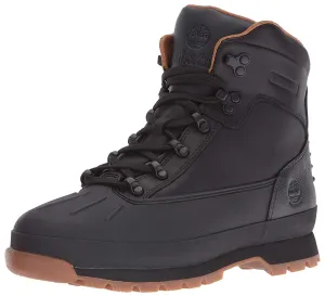 Timberland Men's Euro Hiker Shell Toe WP Winter Boot - Black TBL Forty Full Grain