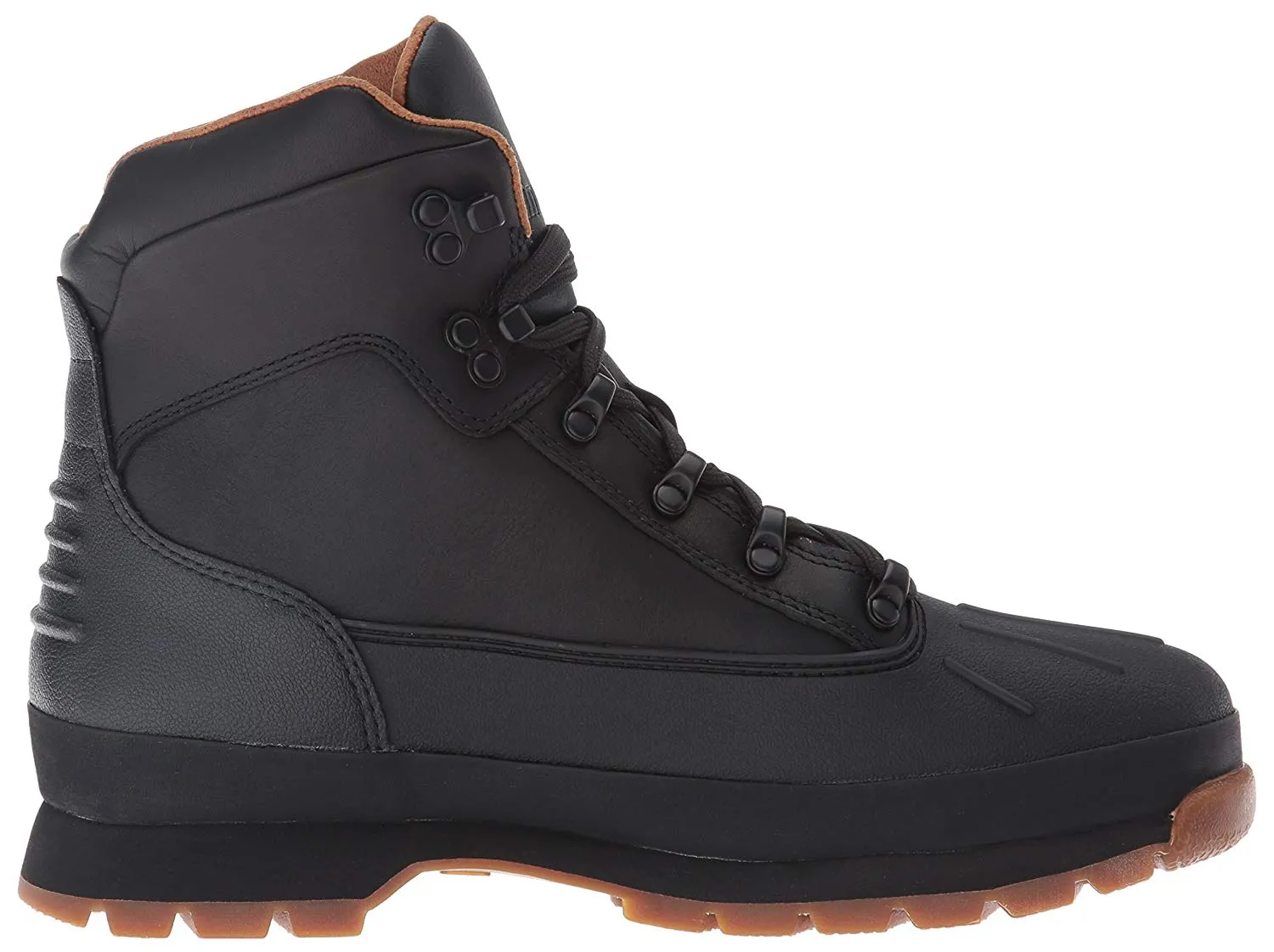 Timberland Men's Euro Hiker Shell Toe WP Winter Boot - Black TBL Forty Full Grain