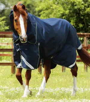 Titan 40g Turnout Rug with Snug-Fit Neck Cover Navy