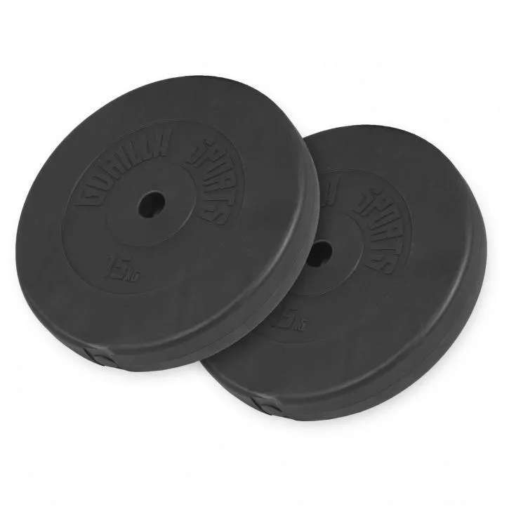 Vinyl Weight Plate Set 30KG - 2 x 15KG