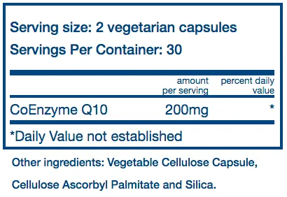 Vital Nutrients Coenzyme Q10 100mg