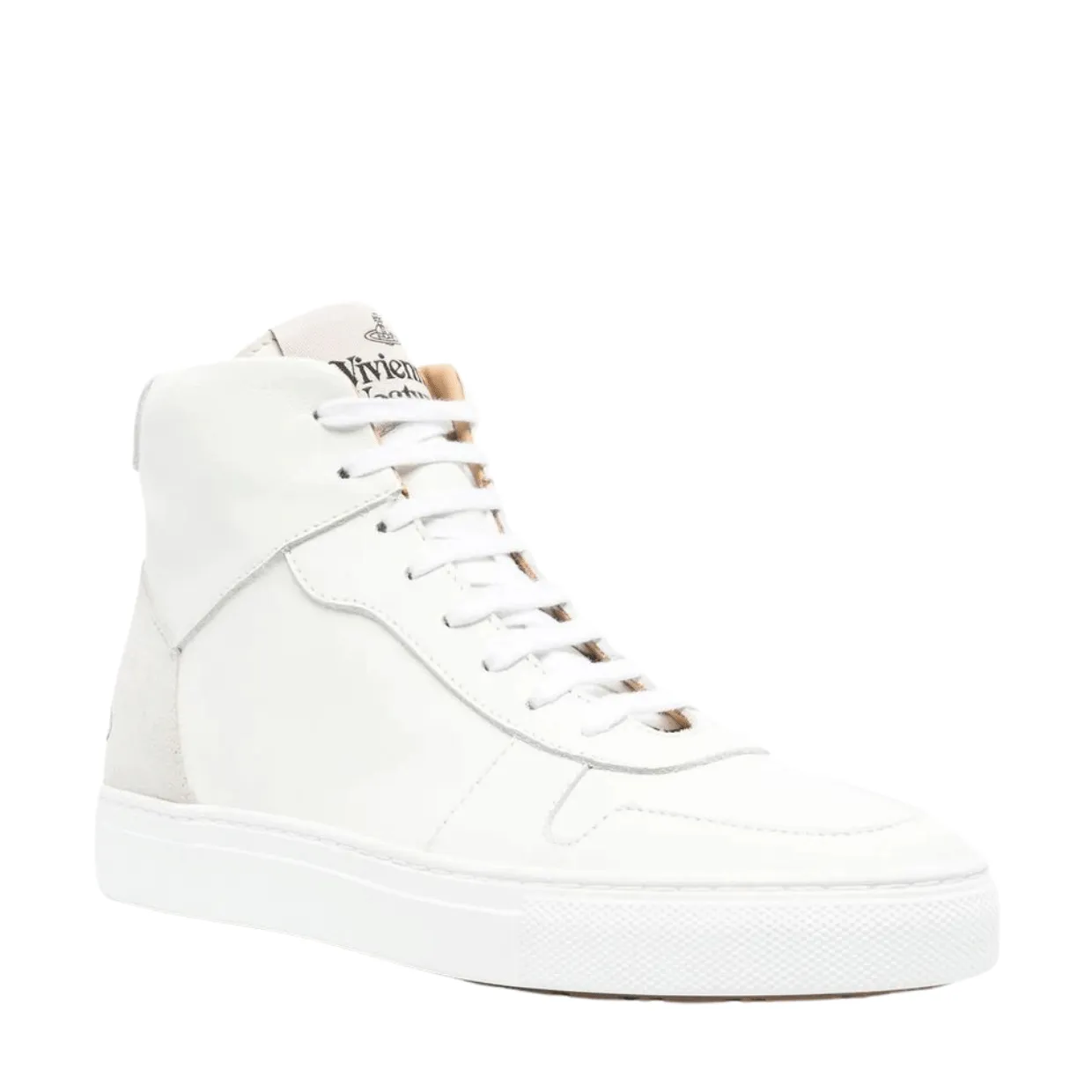 Vivienne Westwood Classic White High Top Trainers