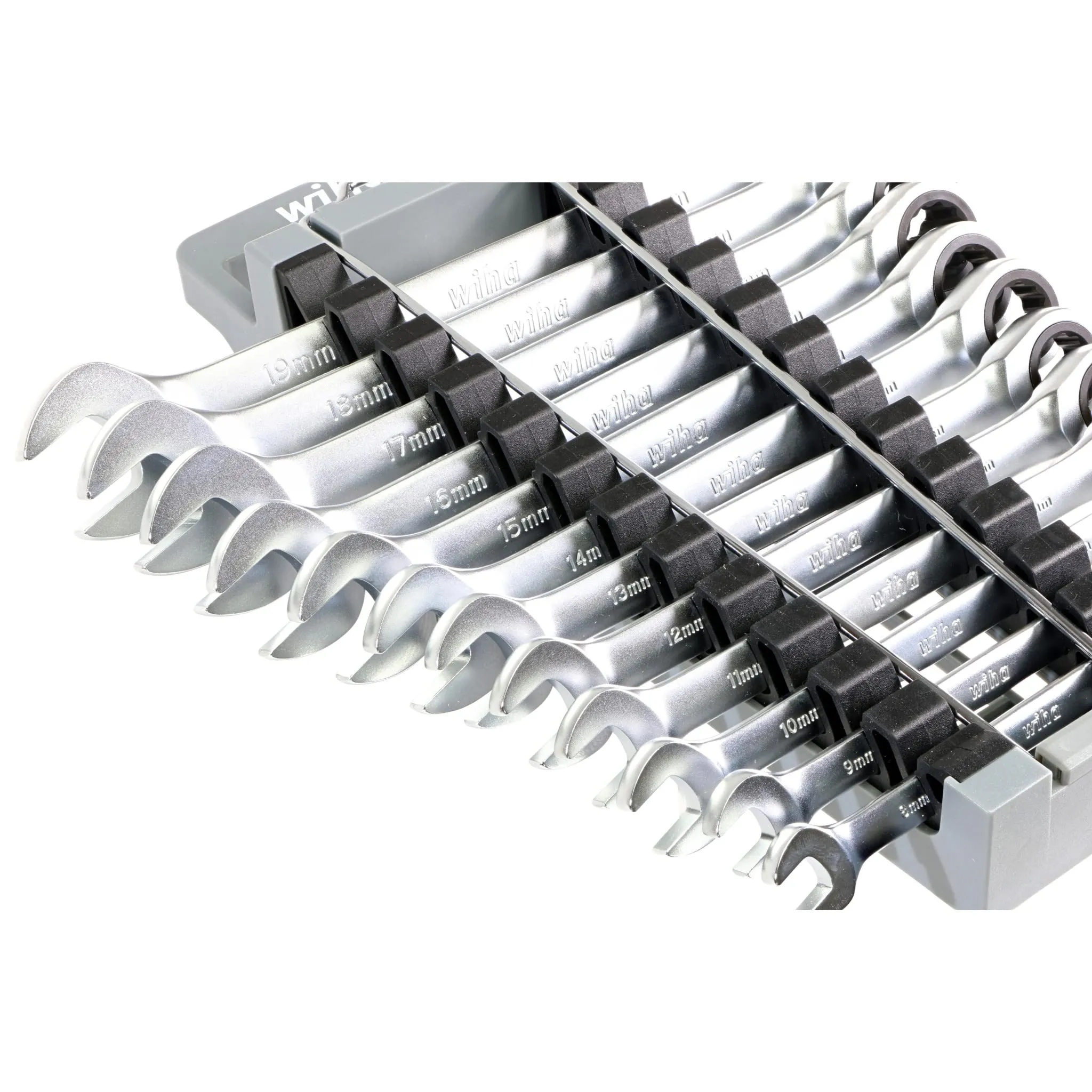 Wiha Combination Metric Ratchet Wrenches, 12 Piece