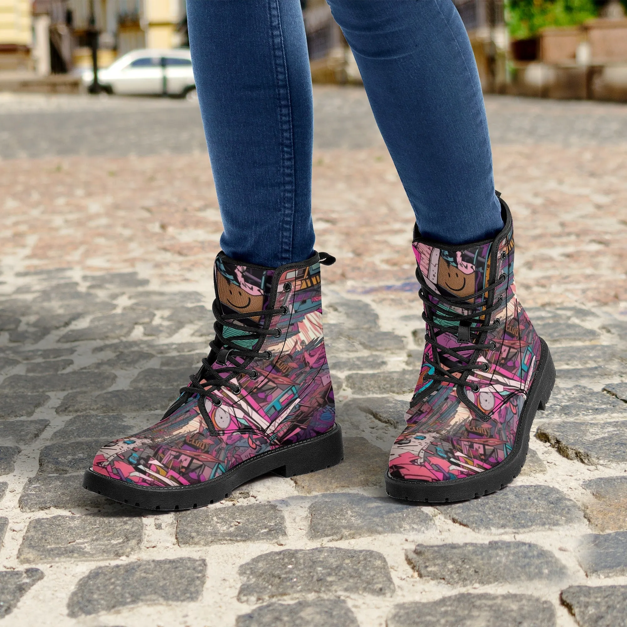 Womens Gitcha Combat Boots