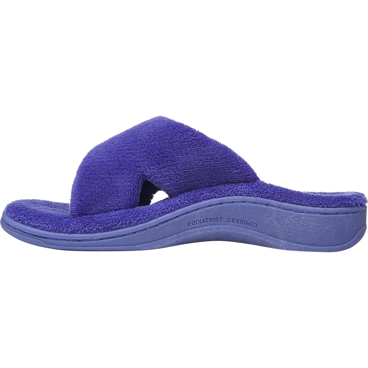 Women's Vionic Relax Royal Blue Terrycloth