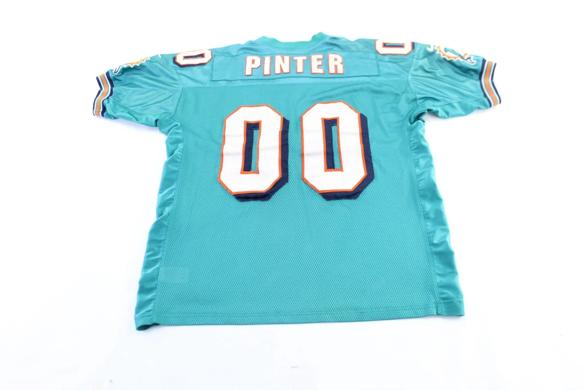 Y2K Nike Logo Miami Dolphins #00 Pinter Football Jersey